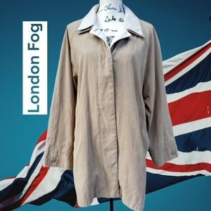London Fog Beige Trench Coat